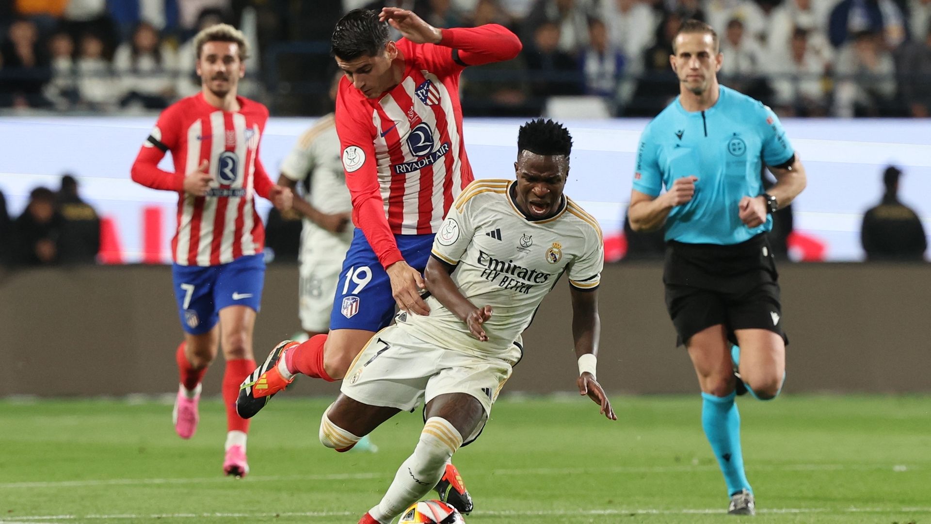 Alvaro Morata (Atlético Madrid) vs. Vinicius Jr. (Real Madrid) 2024