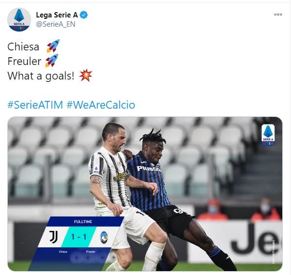 유벤투스 1-1 아탈란타