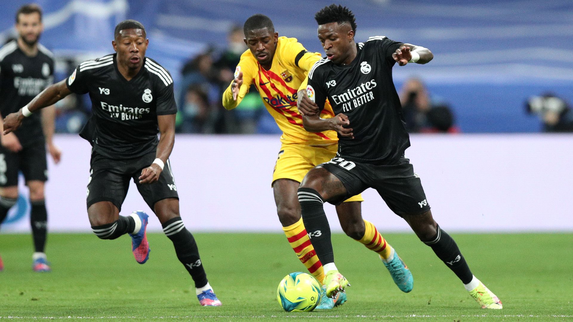 OUSMANE DEMBELE BARCELONA VINICIUS JUNIOR REAL MADRID LALIGA 20032022