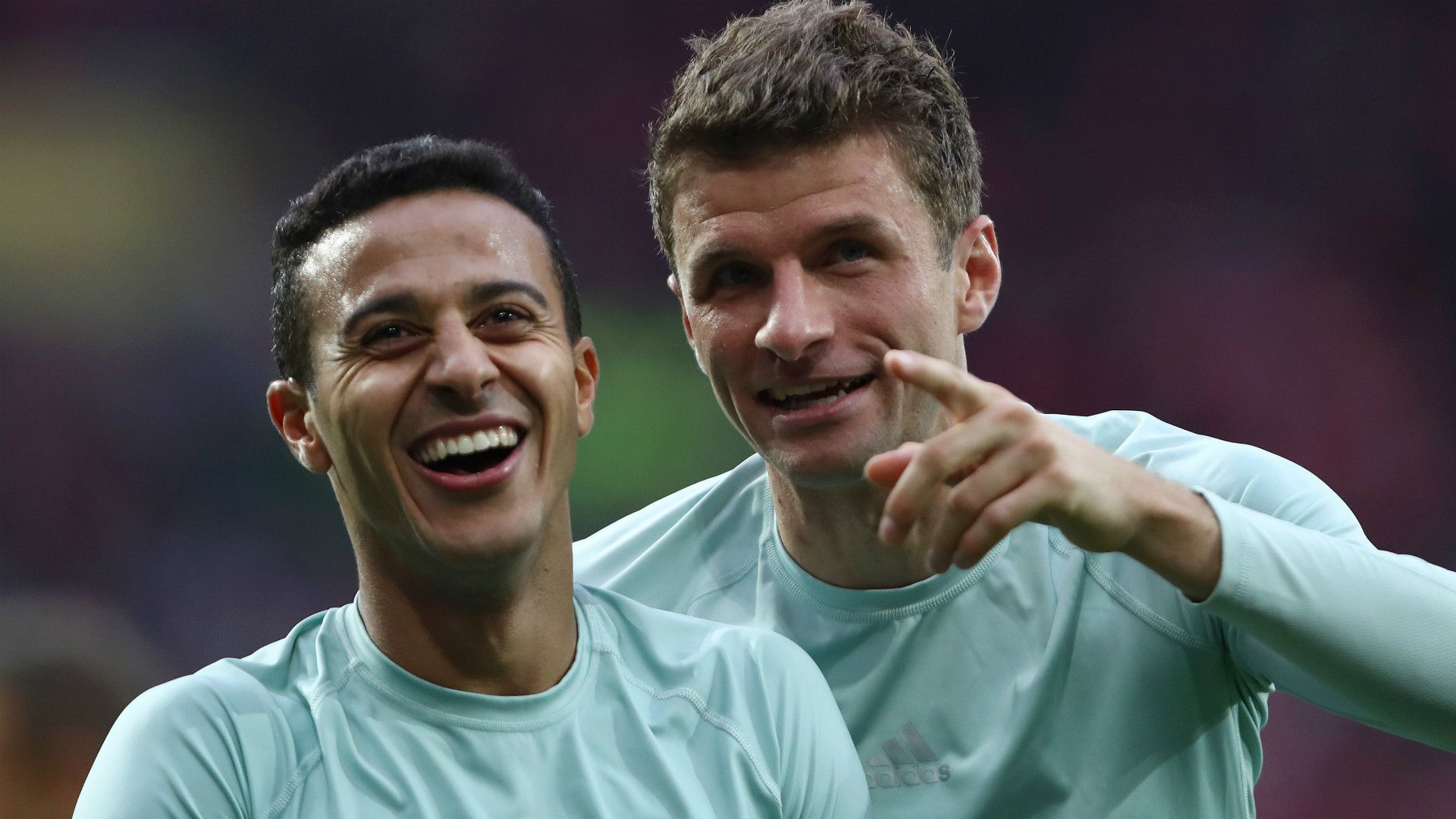 THIAGO THOMAS MÜLLER BAYERN MÜNCHEN