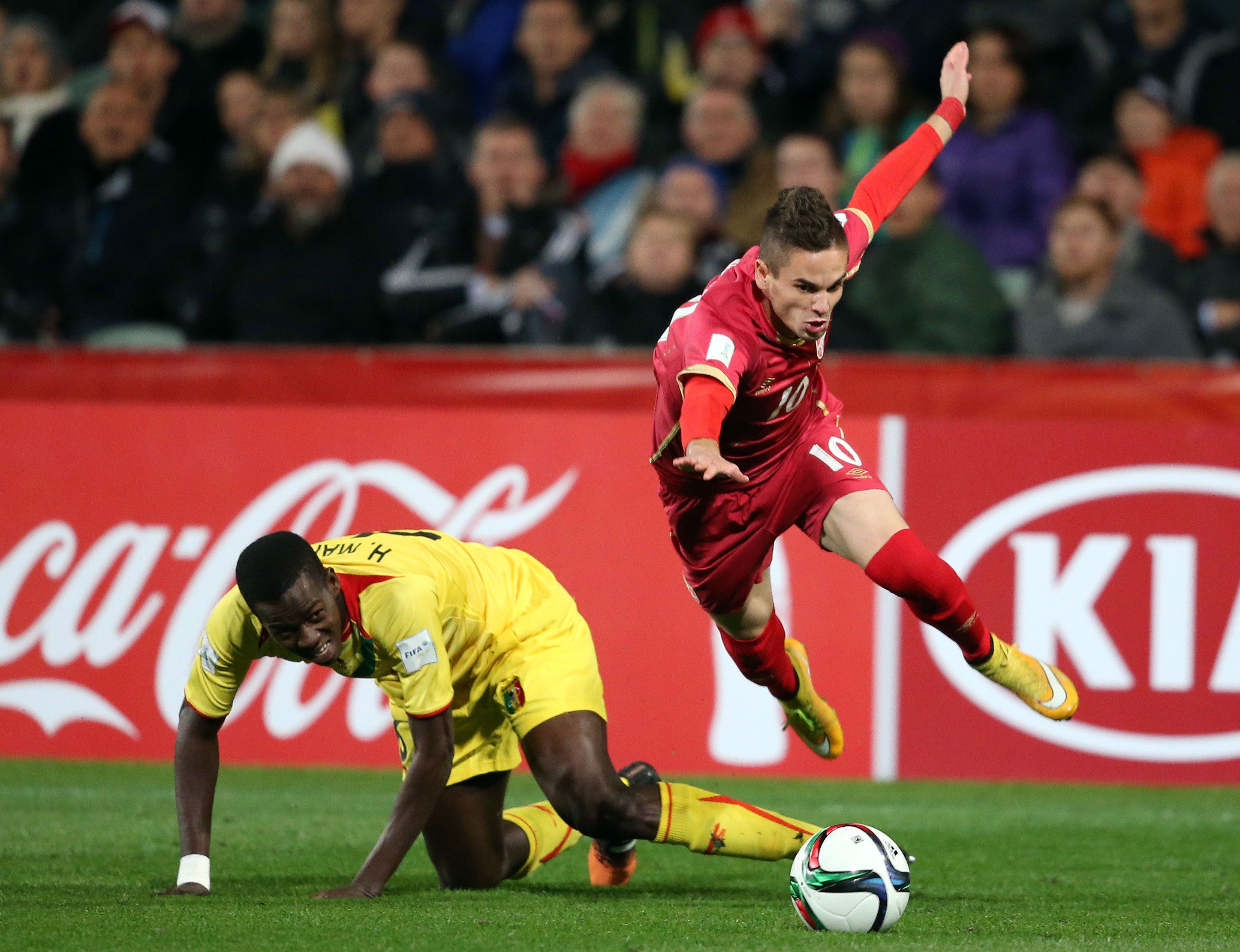 mijat gacinovic hamidou maiga - serbia 2 mali 1 - U20 world cup semifinal - 17062015