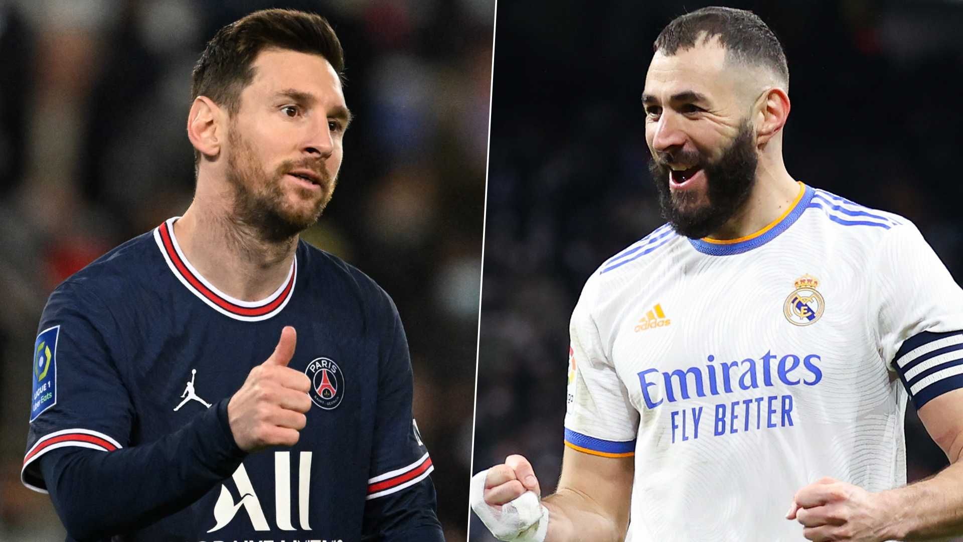 20220208 Lionel Messi Karim Benzema