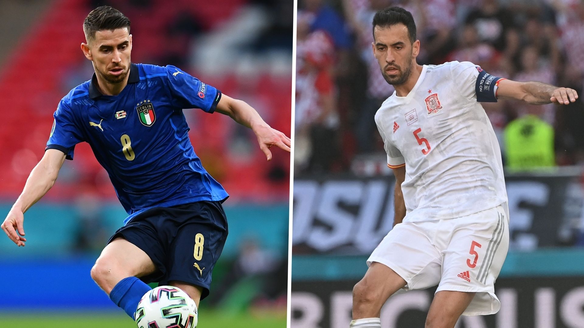 Jorginho Sergio Busquets Italy Spain