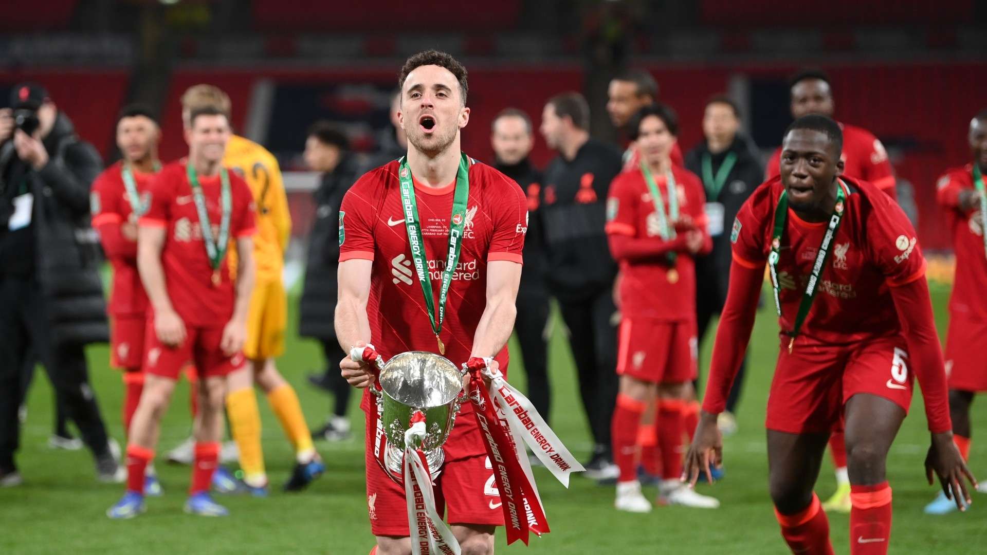 Diogo Jota Liverpool Carabao Cup 2021-22