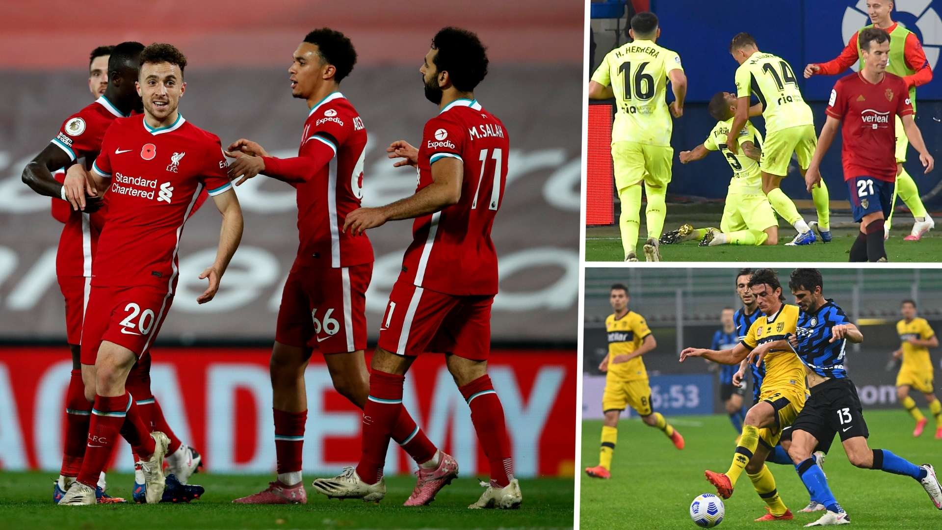 Liverpool, Inter, Atletico Madrid