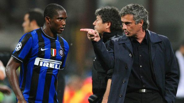 Jose Mourinho Samuel Eto'o Inter Milan Champions League 25042017