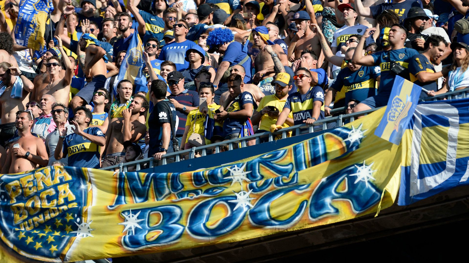 Hinchada Barcelona Boca Trofeo Joan Gamper