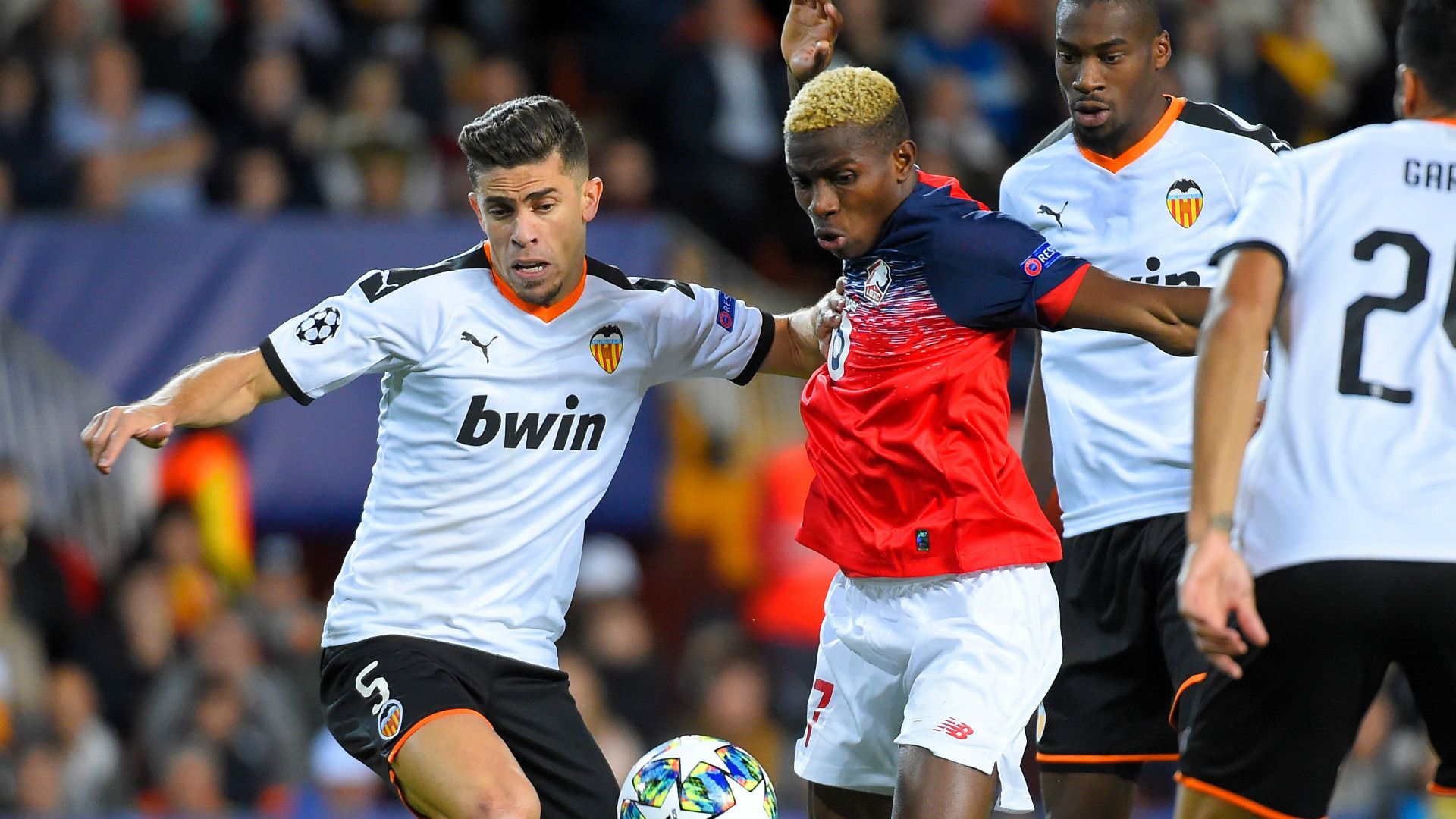 Gabriel Paulista Valencia Lille Champions League