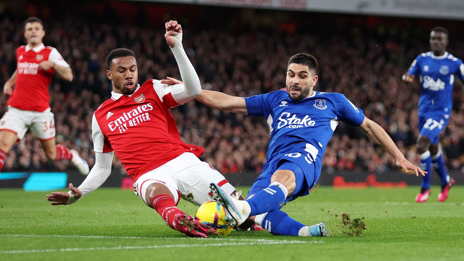 Gabriel Maupay Arsenal Everton Premier League 2022-23