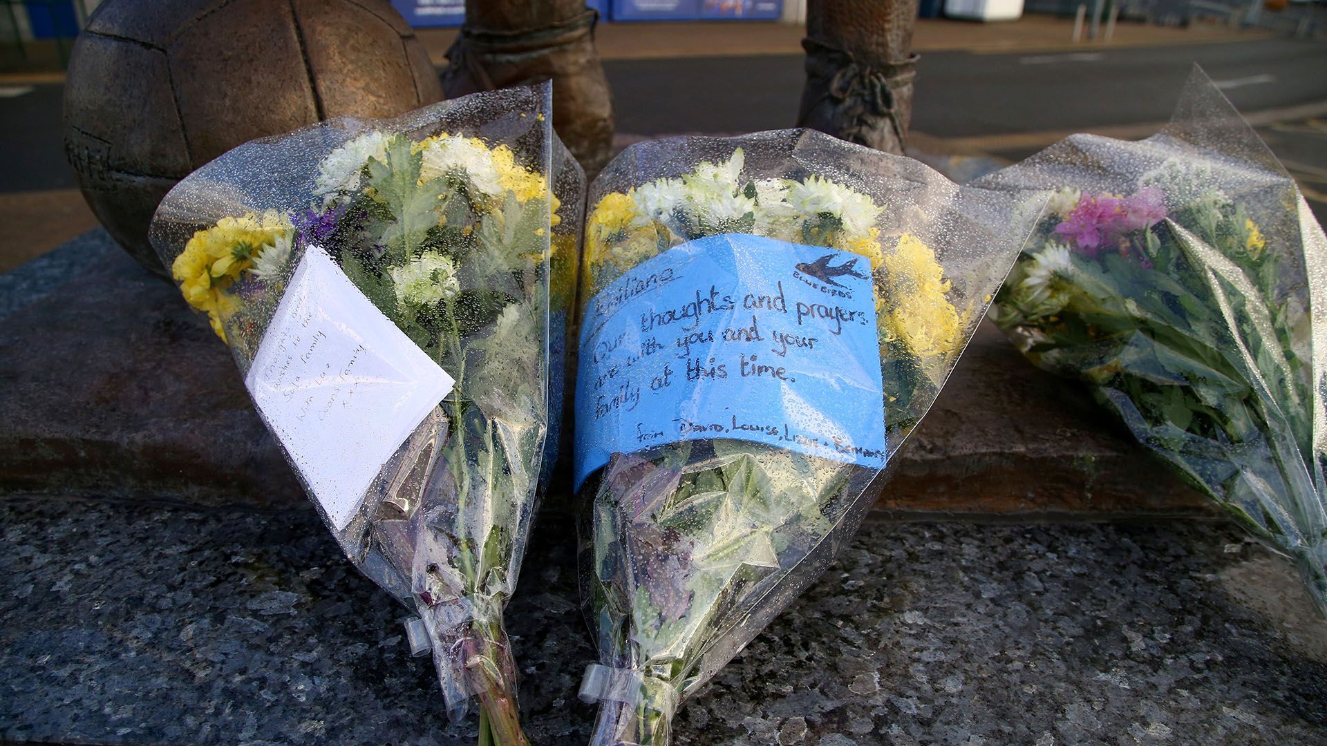 Emiliano Sala flowers Cardiff City