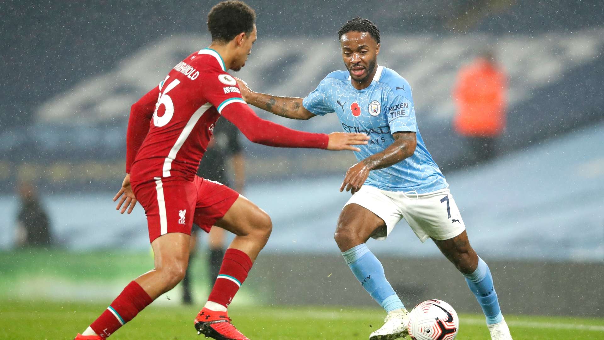 Raheem Sterling Trent Alexander-Arnold Man City Liverpool 2020-21