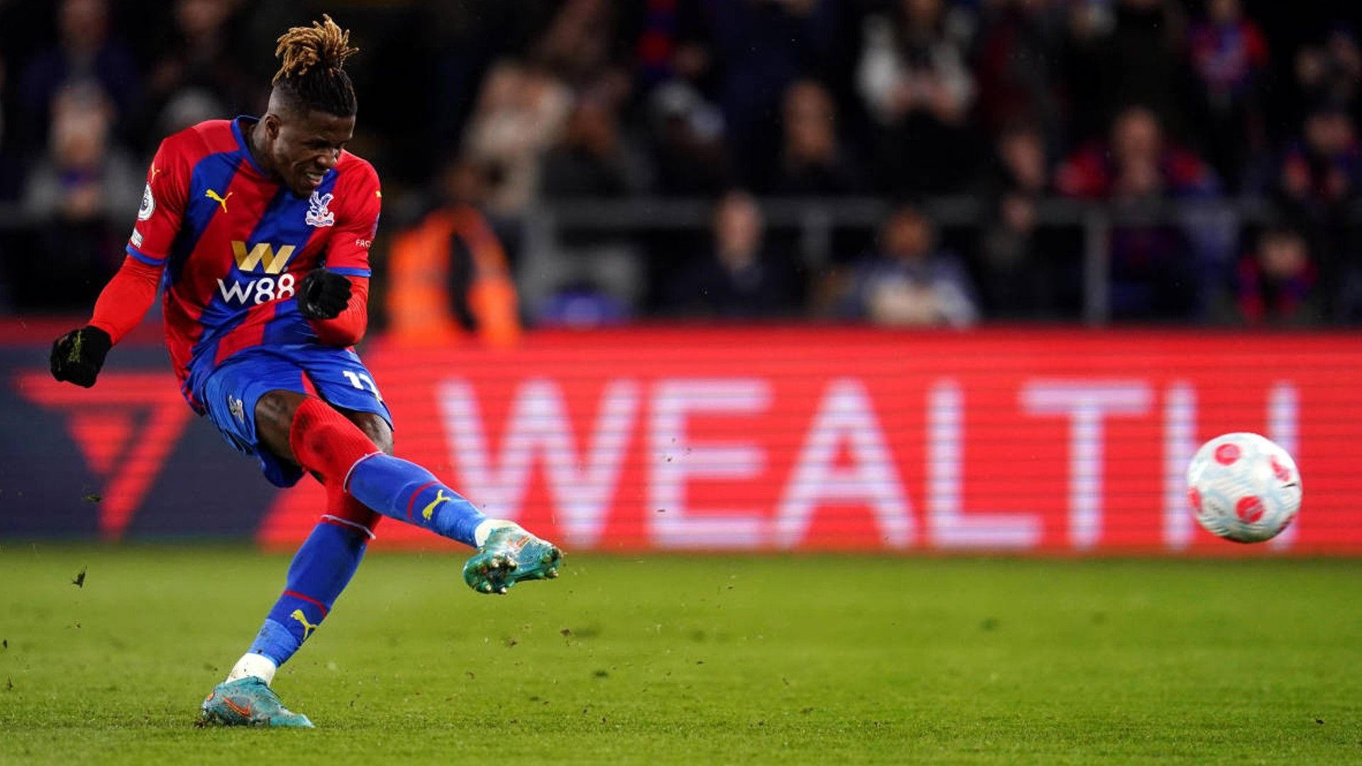 Wilfried Zaha says Crystal Palace.