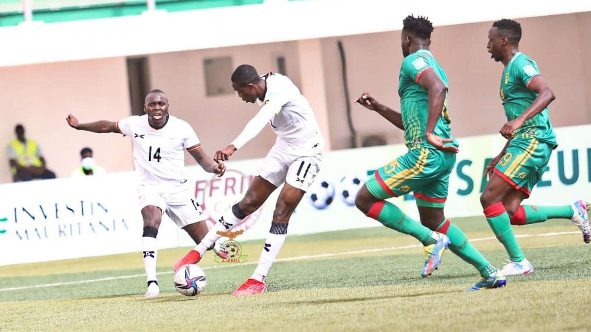 Zambia vs Mauritania.