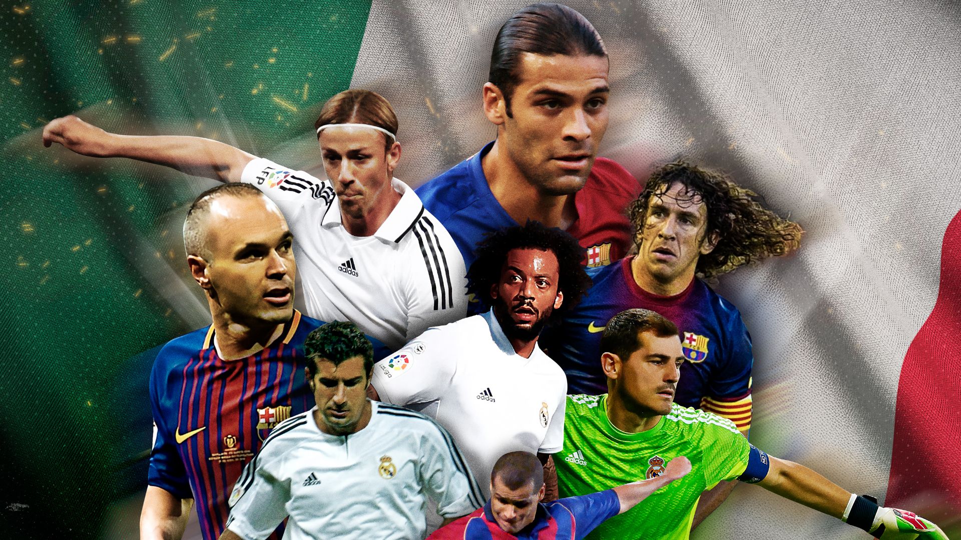 Partido Leyendas Barcelona Real Madrid México