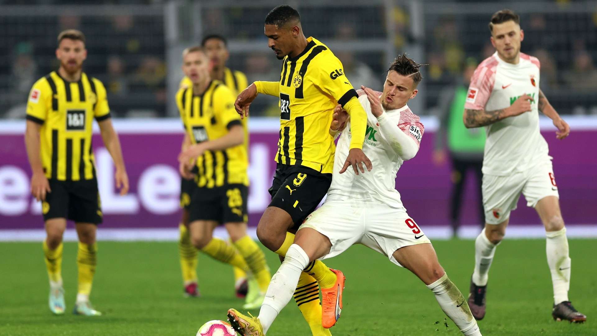 Sebastien Haller Dortmund Augsburg 22012023