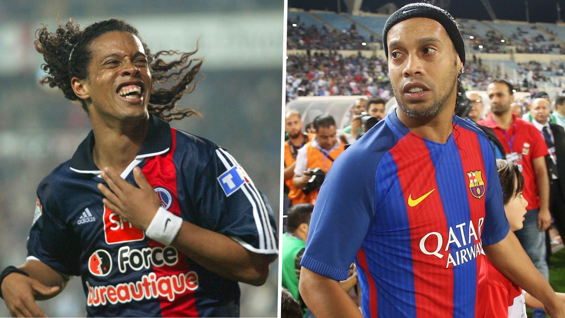 Ronaldinho Barcelona PSG GFX