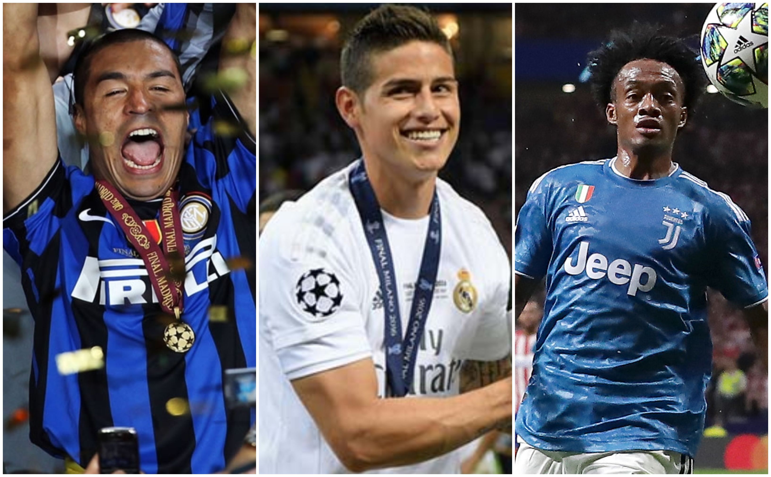 Córdoba, James y Cuadrado MIX Champions League