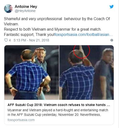 Antonie Hey Park Hang-seo