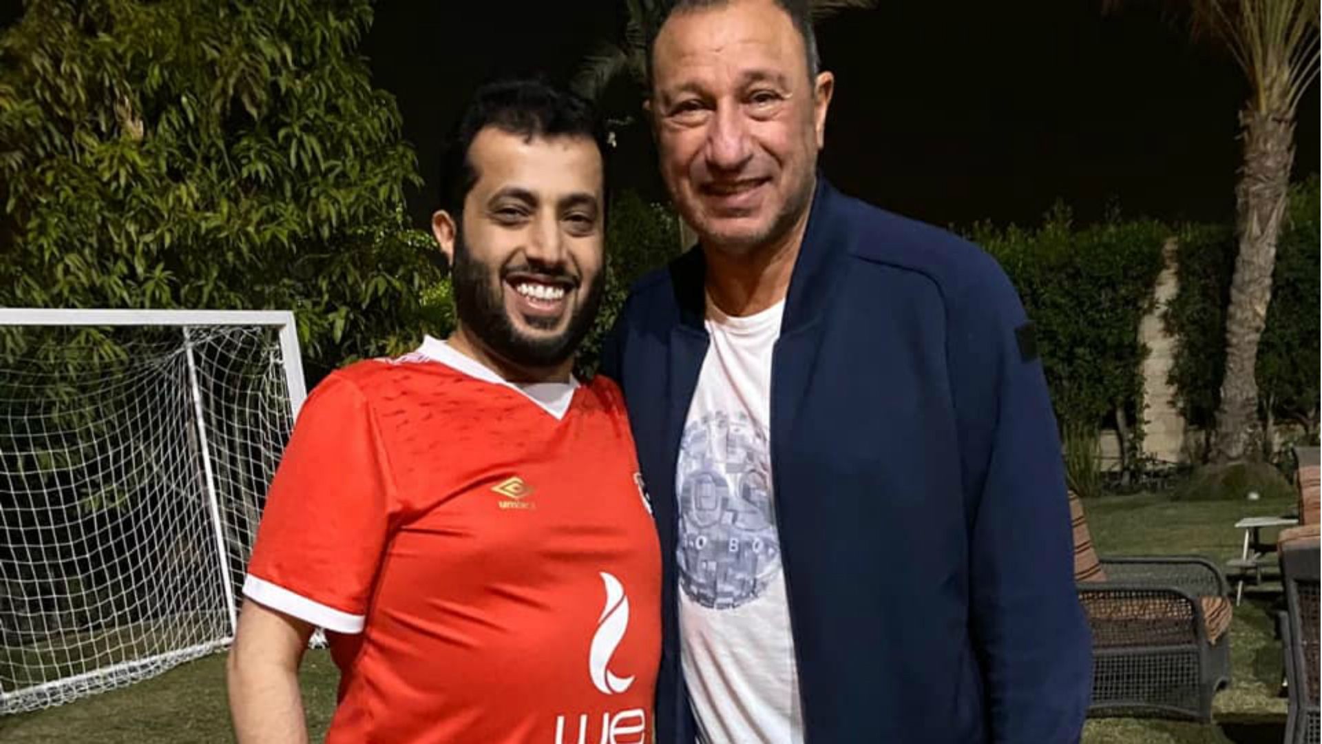 تركي آل الشيخ محمود الخطيب رئيس الأهلي