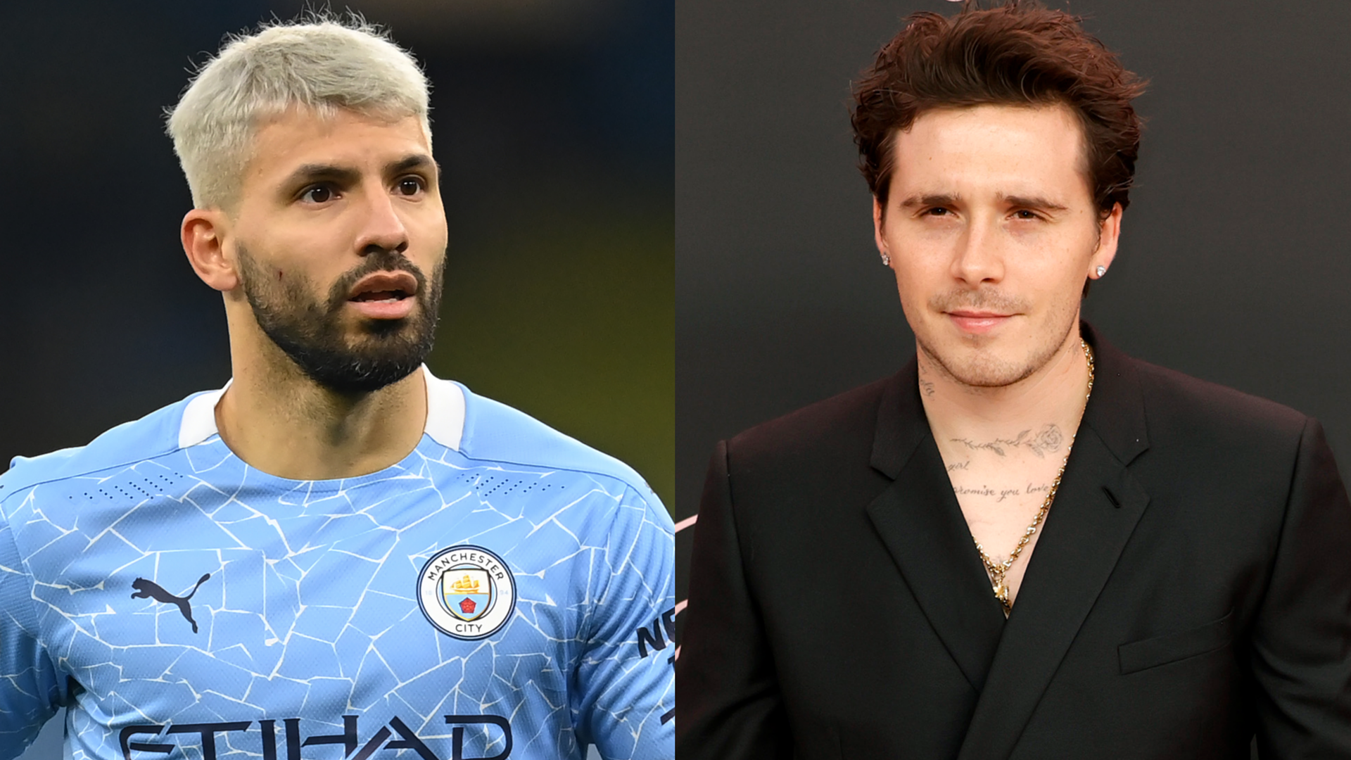Brooklyn Beckham links up with Sergio Aguero as Man City legend swaps football for new adventure in motorsport with Formula E | Goal.com UK