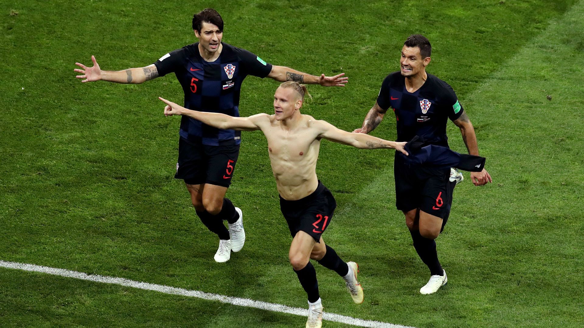 russia croatia - domagoj vida - world cup - 07072018