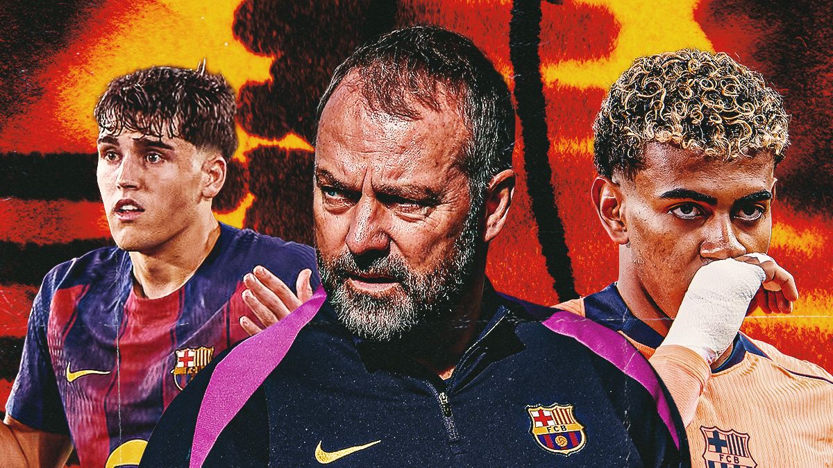 Hansi Flick high line Barcelona GFX 1:1