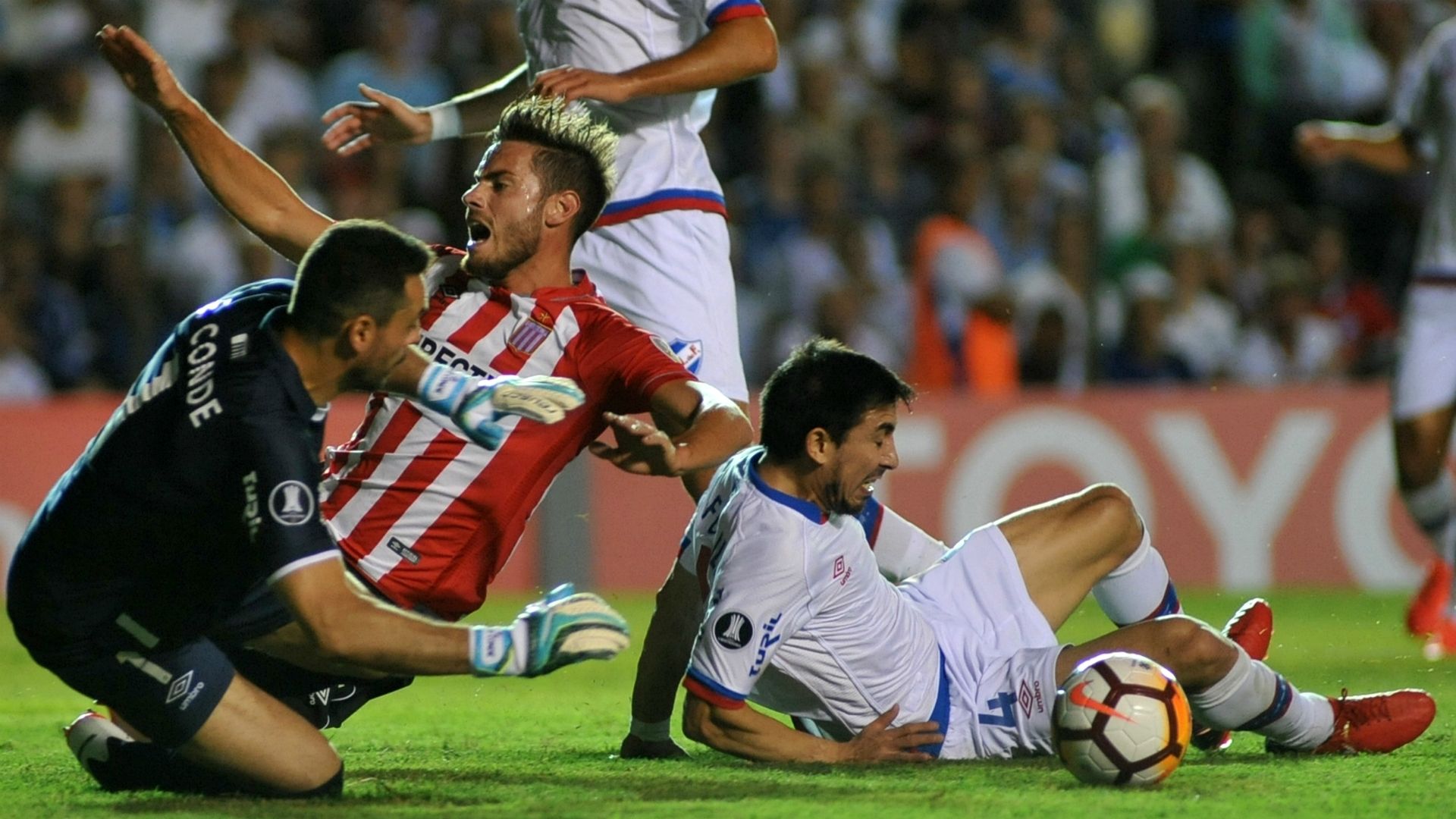Lucas Melano Nacional Estudiantes Copa Libertadores 28022018