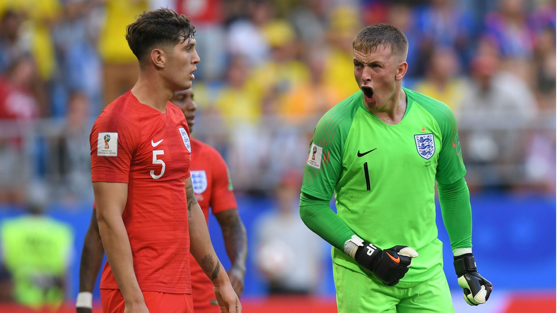 Jordan Pickford England Sweden World Cup