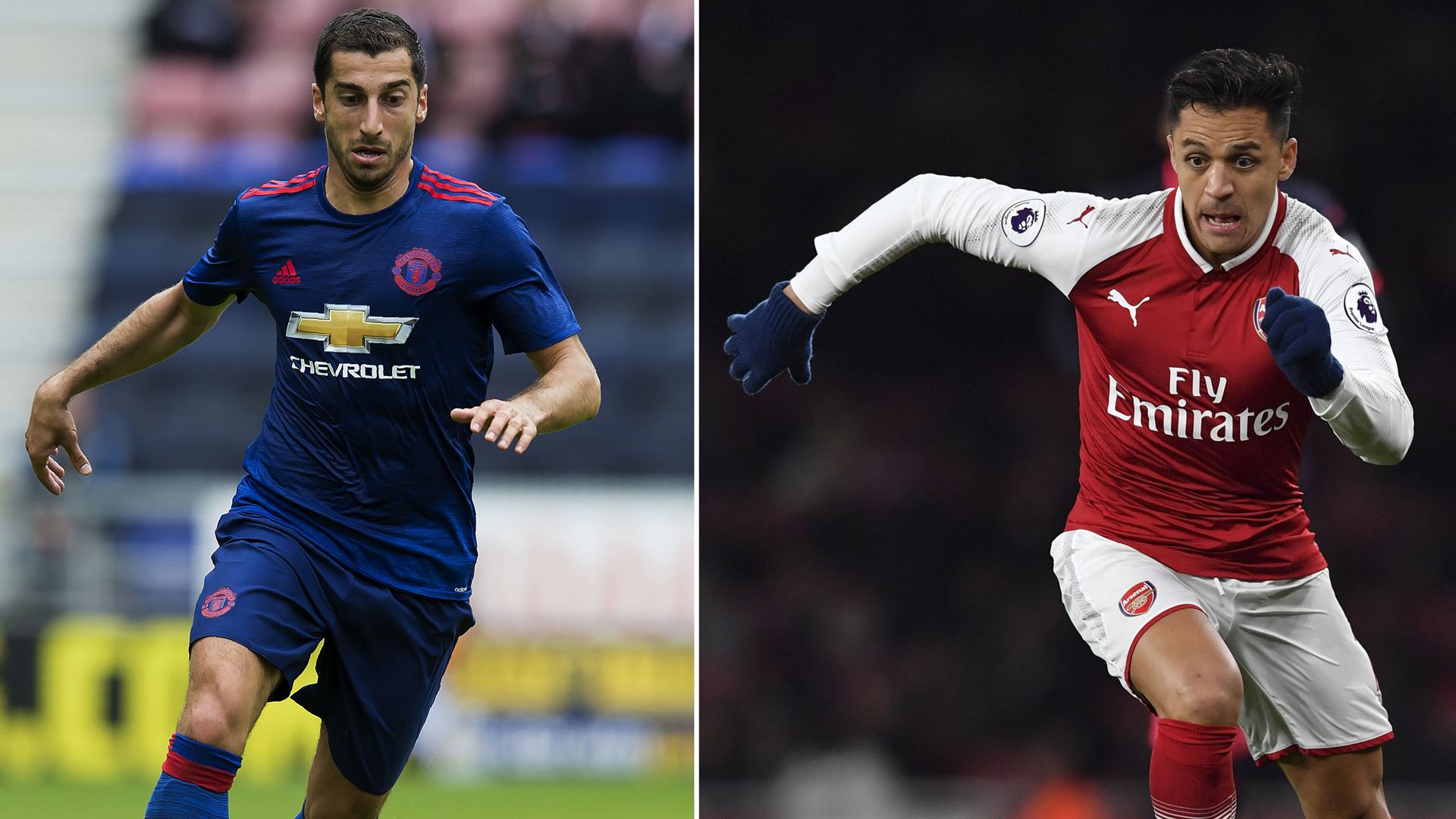Manchester United Arsenal Mkhitaryan Alexis Sanchez 21012018