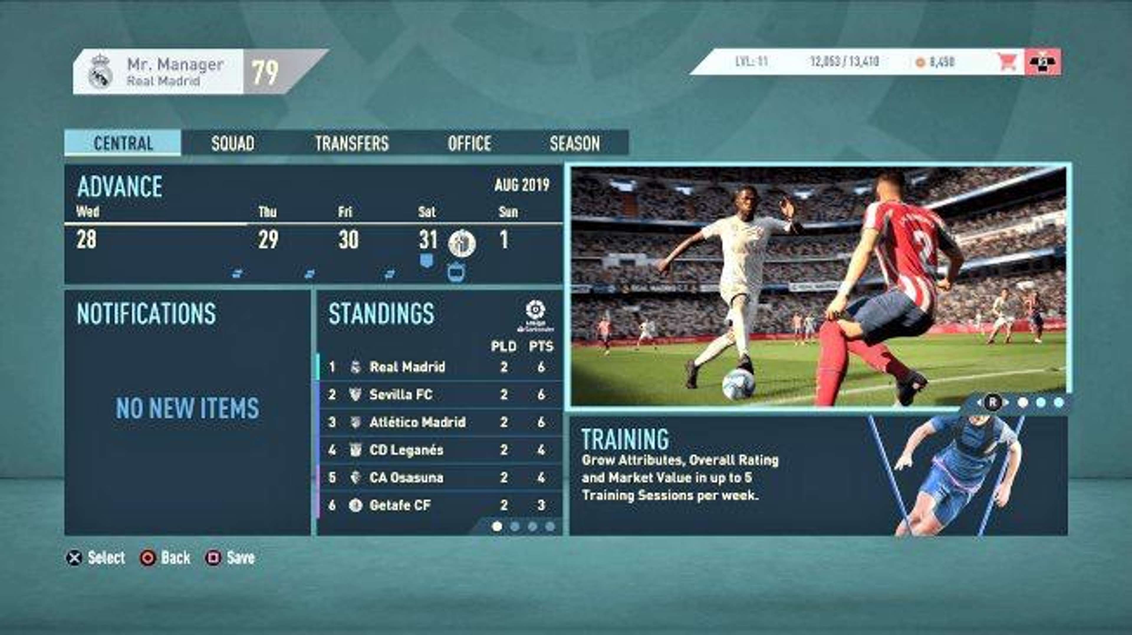 Modo Carrera FIFA 19