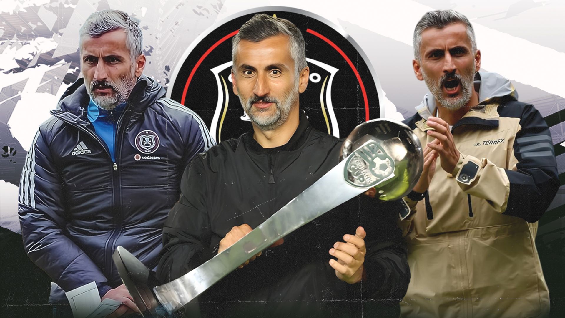 Jose Riveiro of Orlando Pirates 16-9