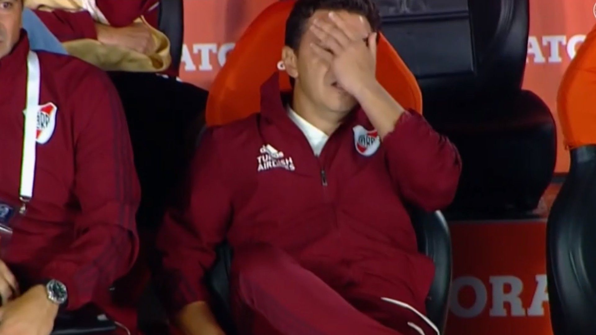 Captura TV River Binacional Copa Libertadores Marcelo Gallardo 110320