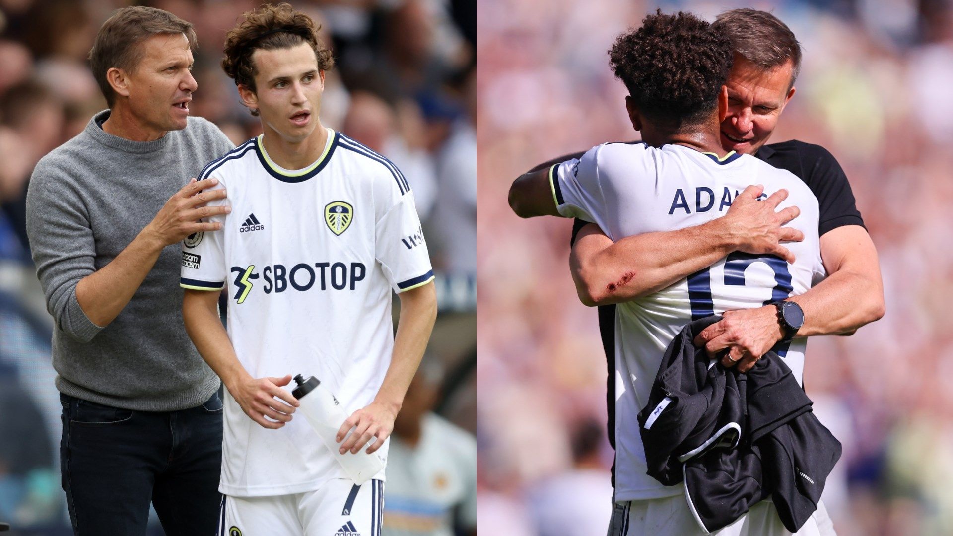 Jesse Marsch Tyler Adams Brenden Aaronson split