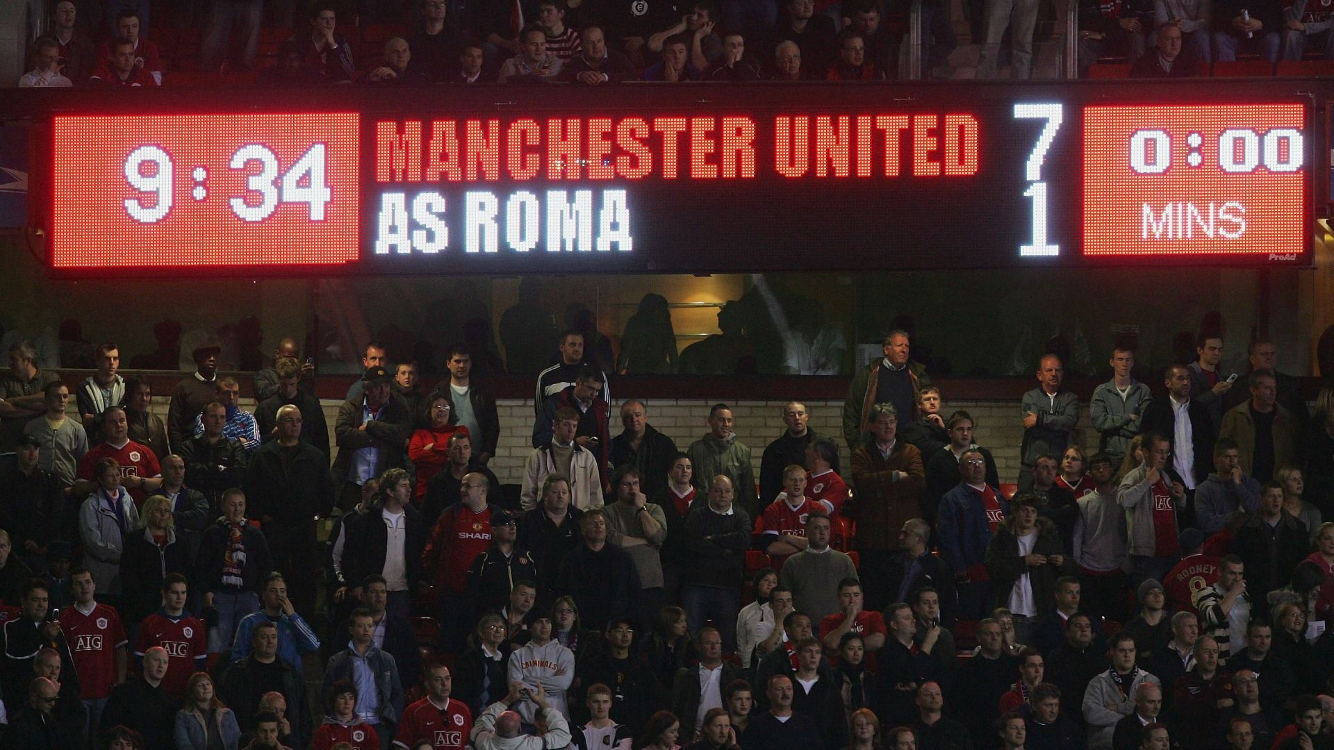 Manchester United Roma 7-1 2007