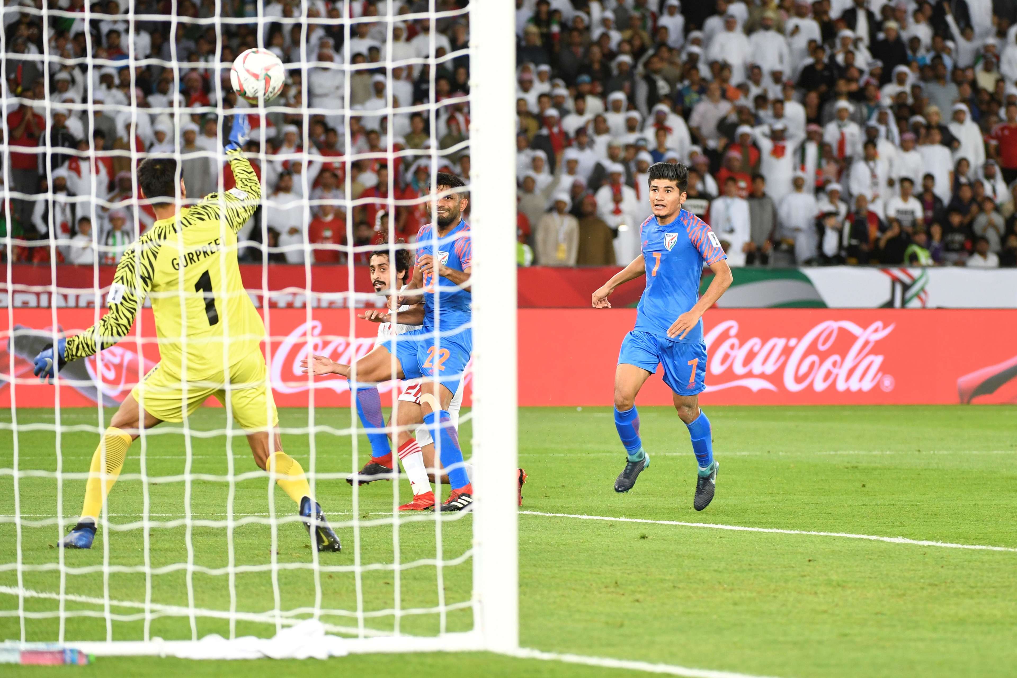 India vs UAE Gurpreet UAE Goal