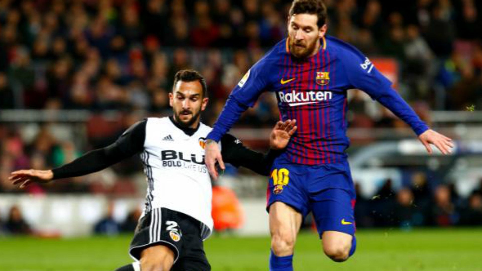 Messi Montoya Barcelona Valencia Copa del Rey
