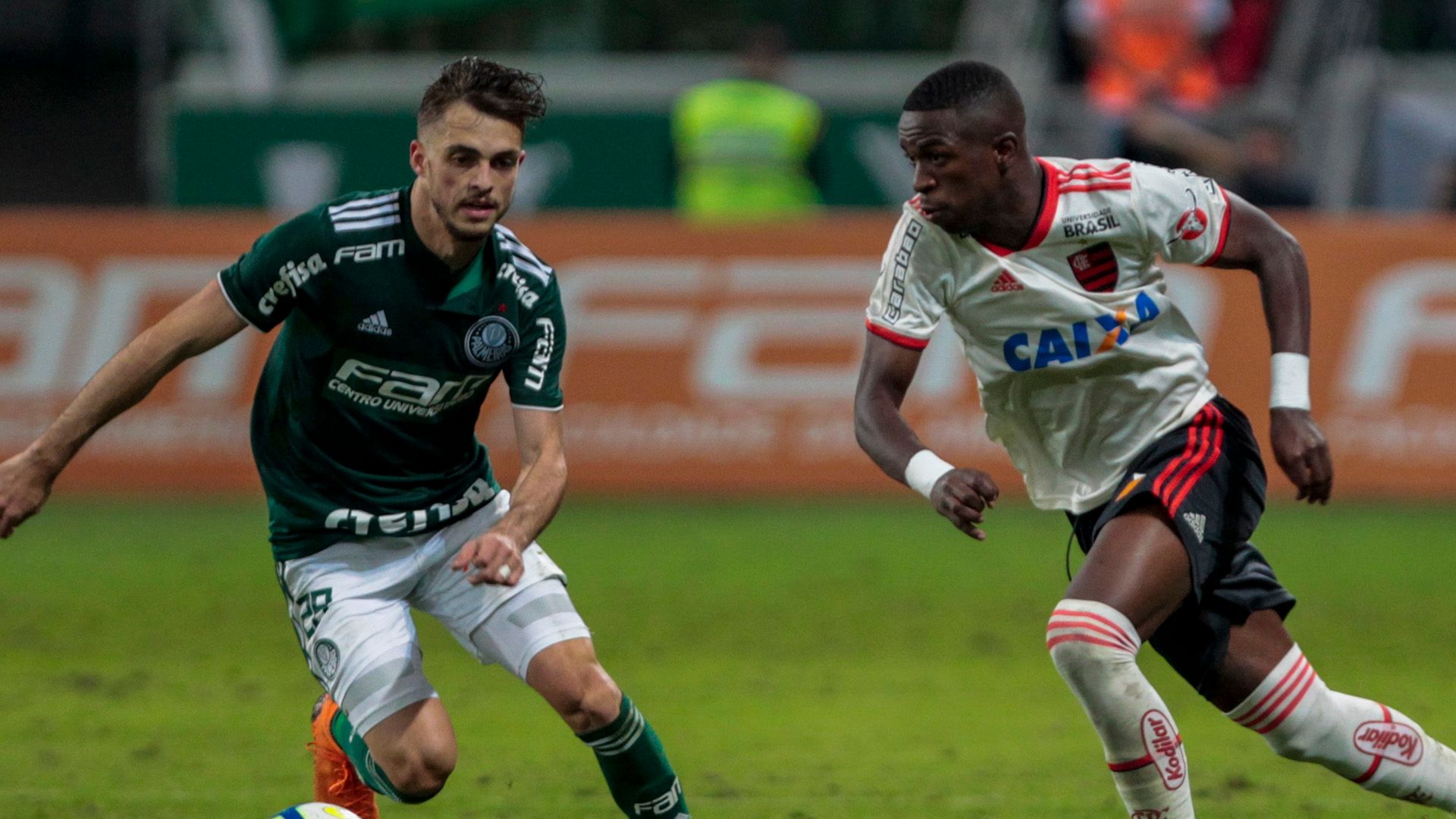 Vinicius Junior Hyoran Palmeiras Flamengo Brasileirao Serie A 13062018