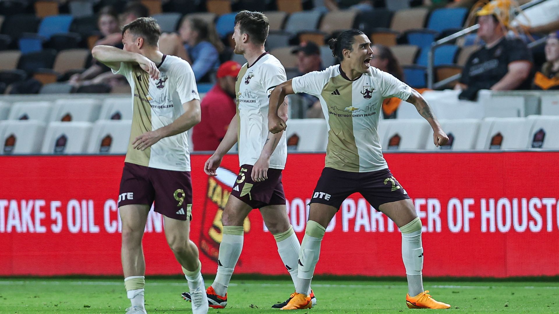 Detroit City celebration Houston Dynamo