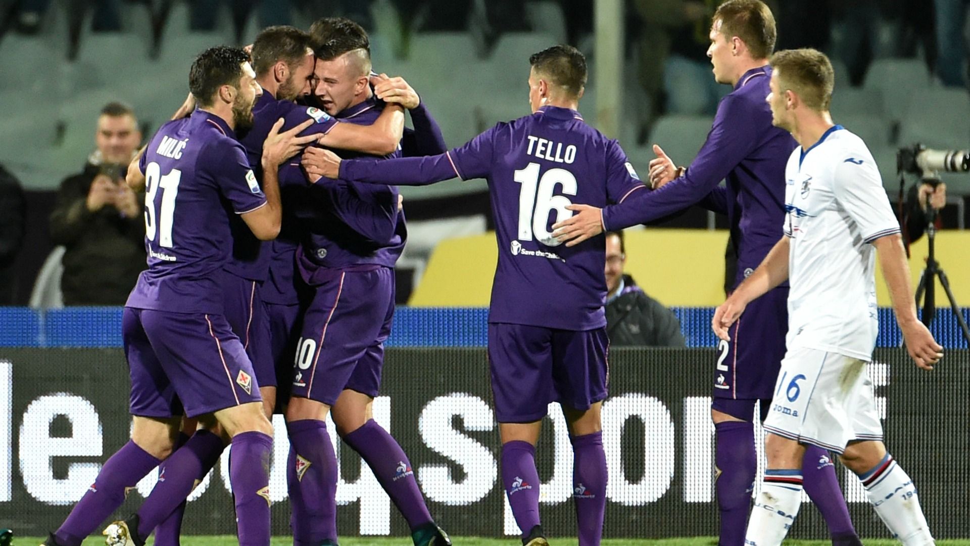 Federico Bernardeschi Fiorentina Sampdoria