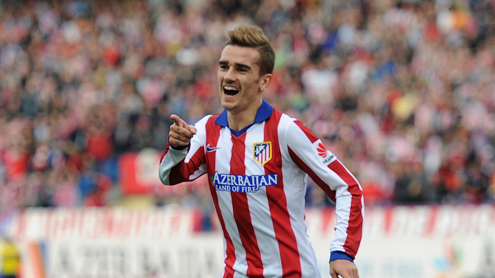 Antoine Griezmann Atletico Madrid Malaga Liga BBVA 11222014