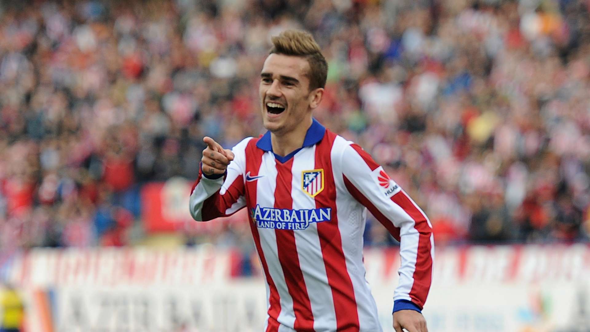 Antoine Griezmann Atletico Madrid Malaga Liga BBVA 11222014