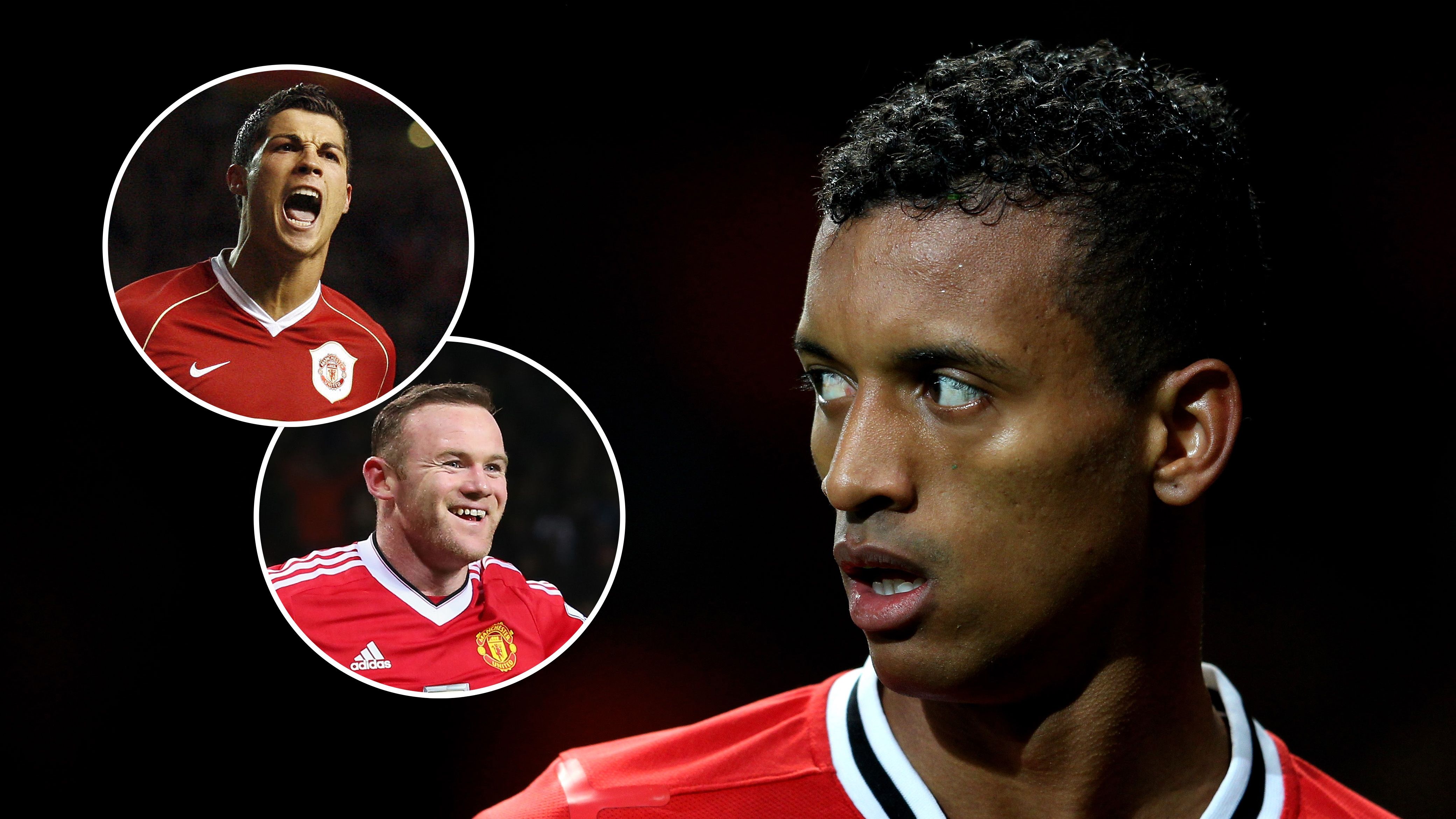 Nani Cristiano Ronaldo Wayne Rooney Manchester United