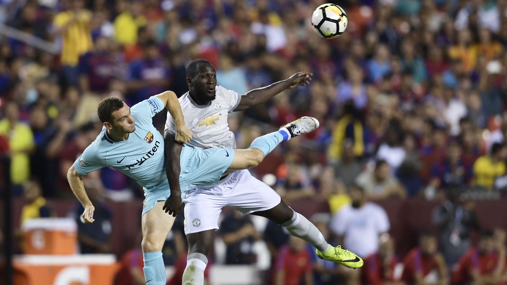 Vermaelen, Lukaku, Barcelona - Manchester United, 06082017