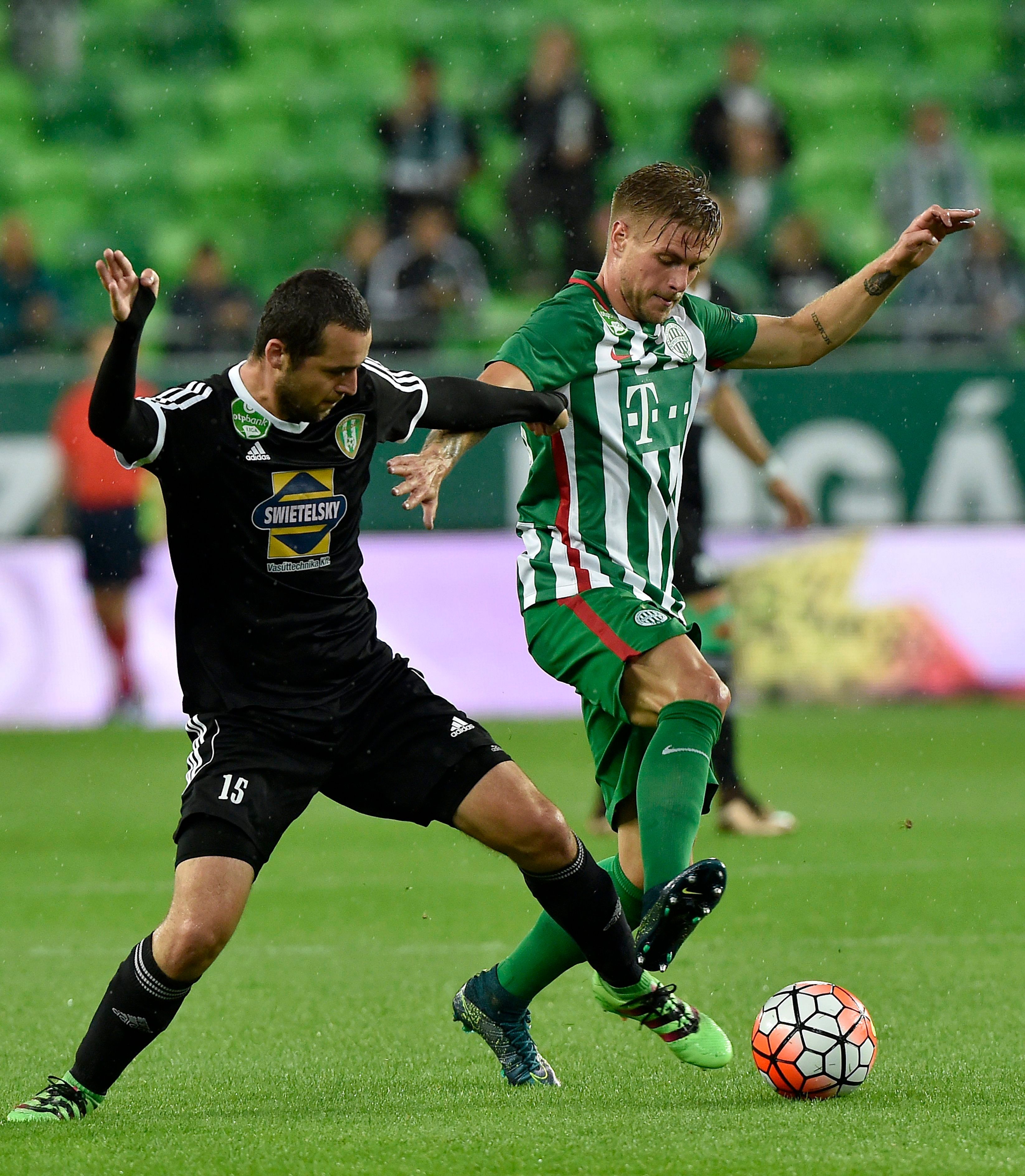 Ferencváros Haladás NB I Iszlai Bence és Florian Trinks és Gaál Bálint