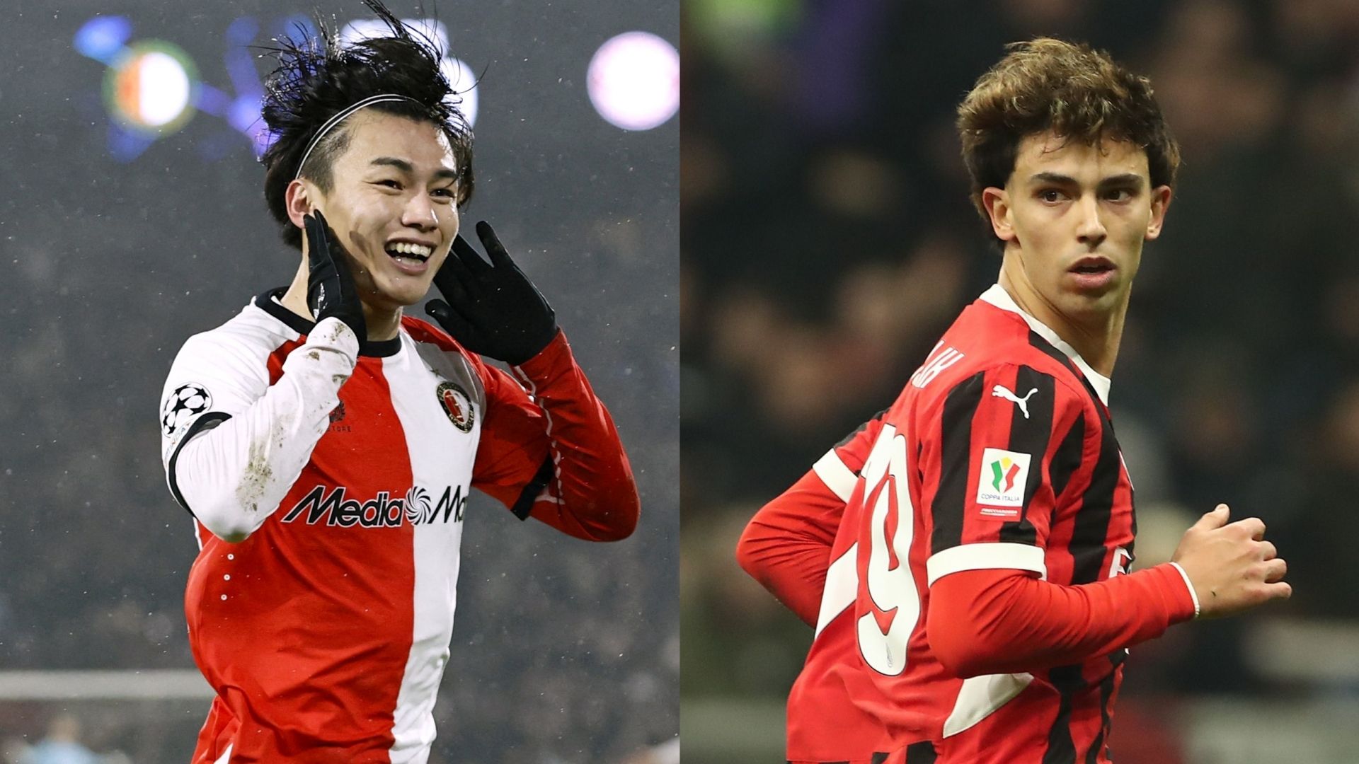 Ayase Ueda Feyenoord Joao Felix Milan