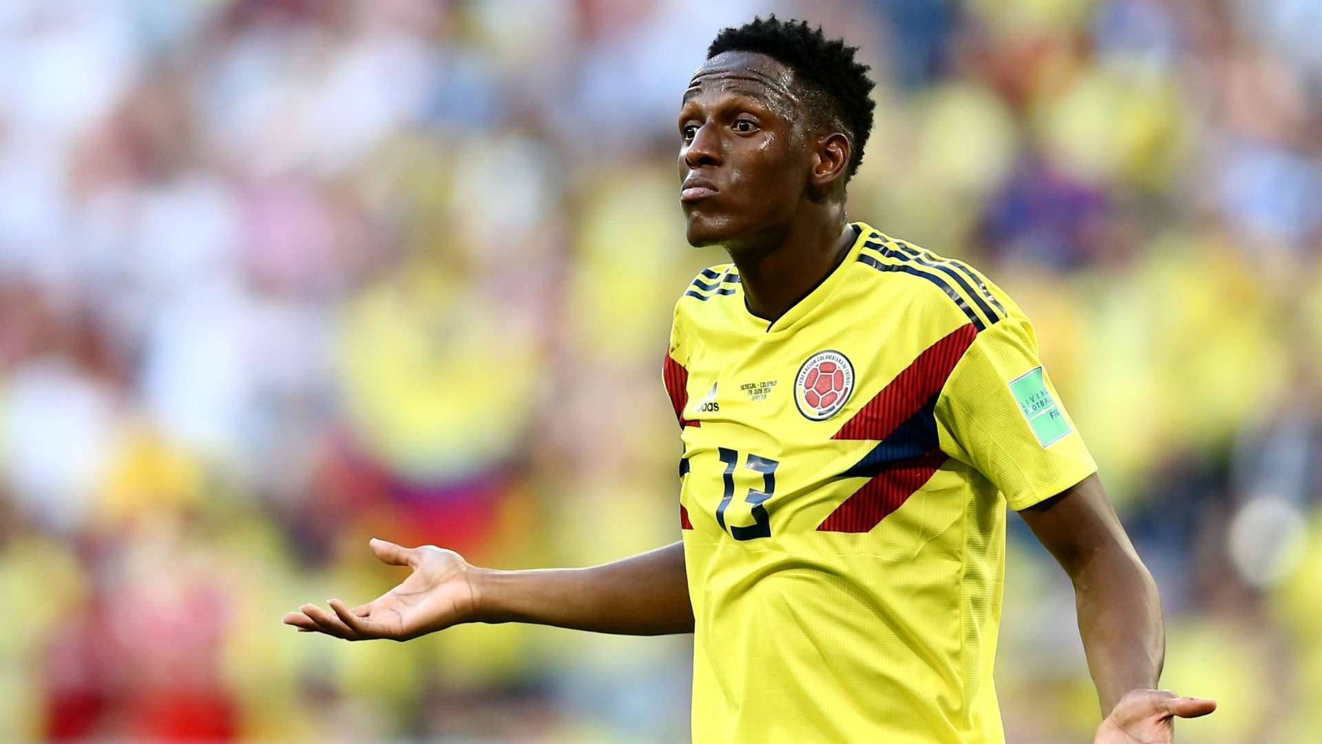 Yerry Mina Colombia Senegal WC Russia 28062018