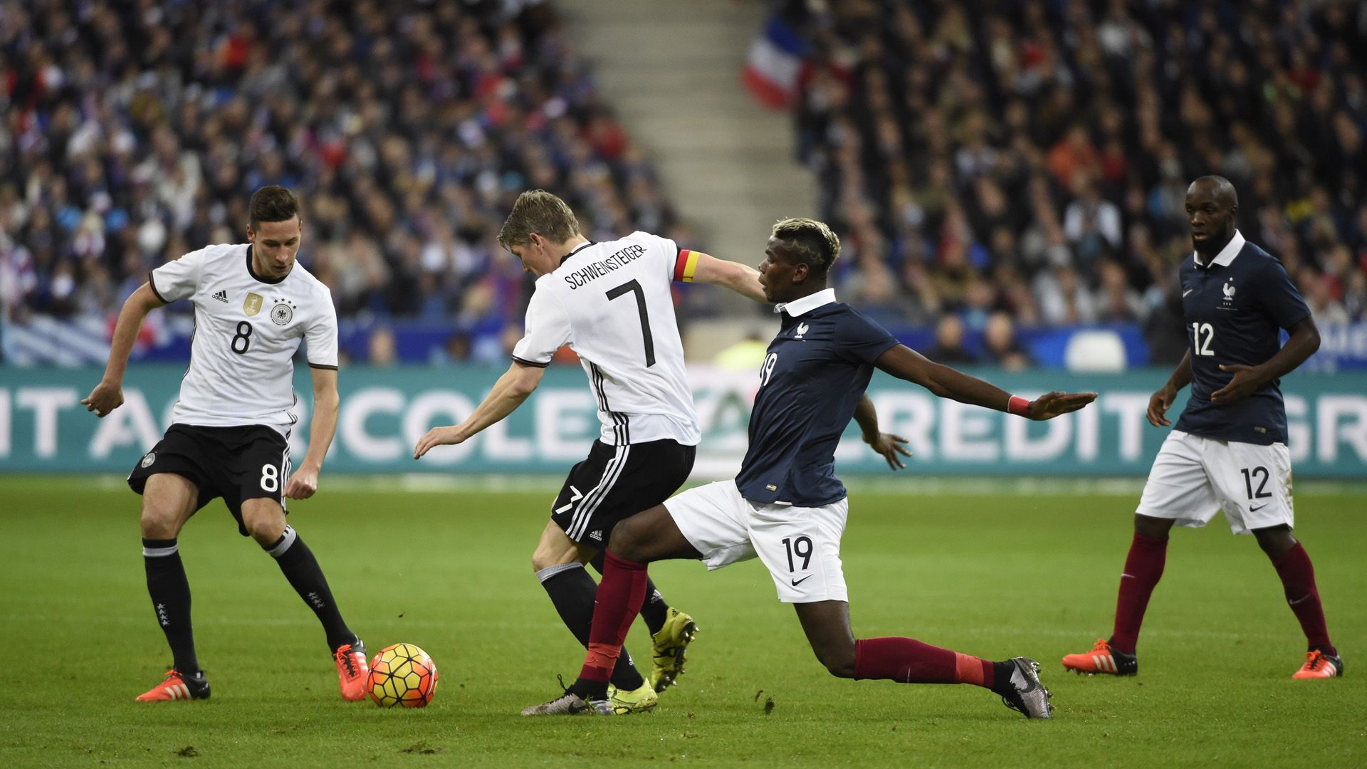Pogba Schweinsteiger Draxler France Germany Friendly 13/11/2015