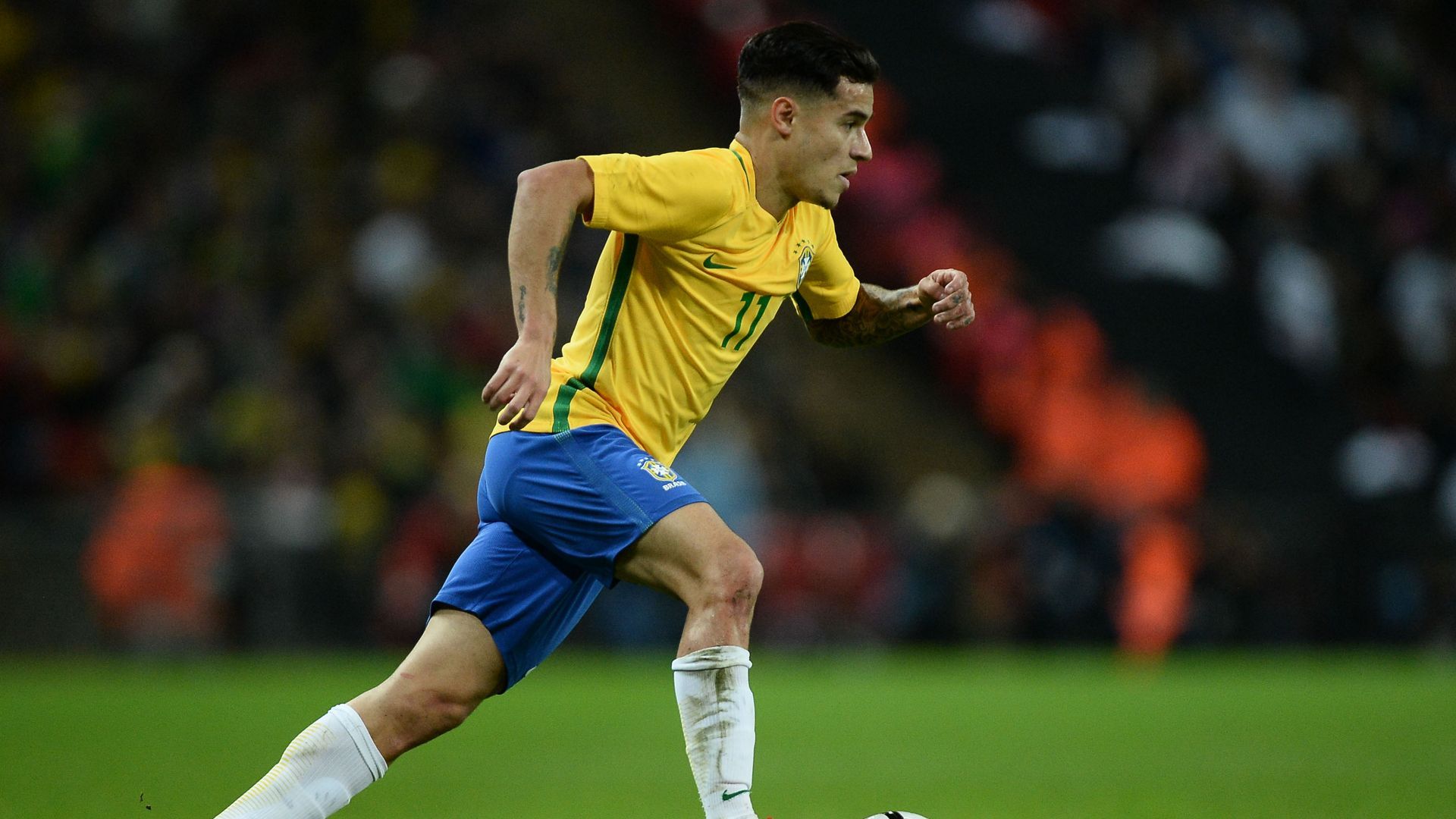 Philippe Coutinho England Brazil Friendly 14112017