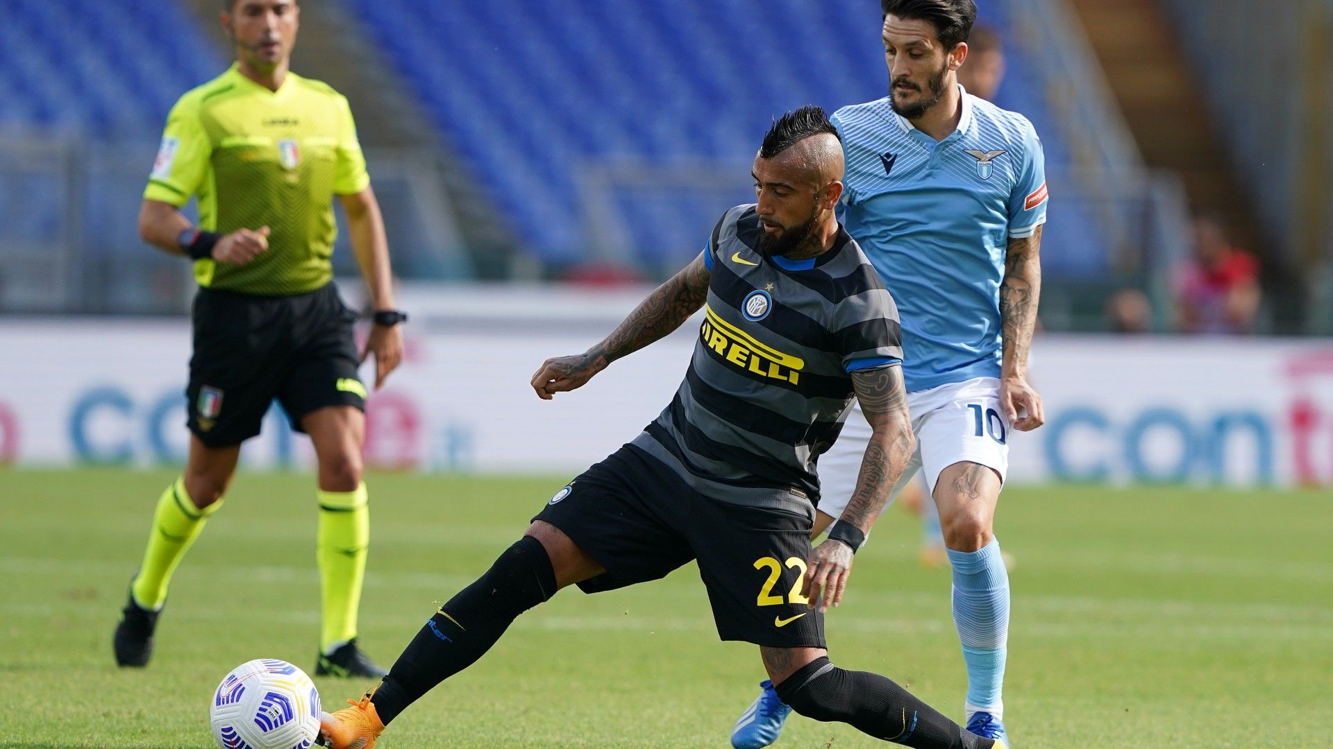041020 Lazio Inter Luis Alberto y Arturo Vidal