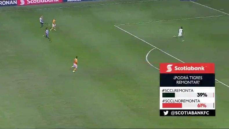 Casi golazo Funes Mori